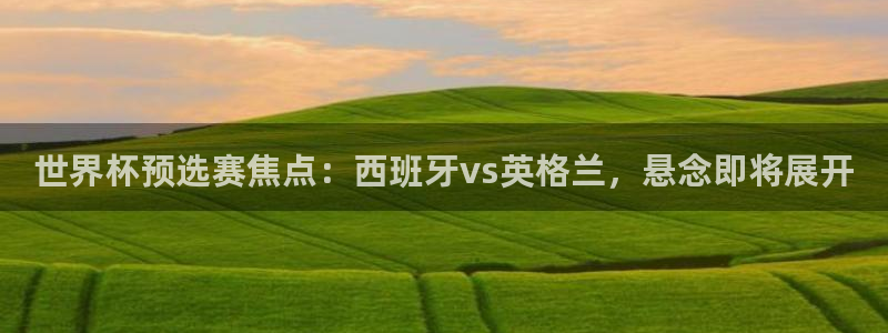 世界杯预选赛焦点：西班牙vs英格兰，悬念即将展开