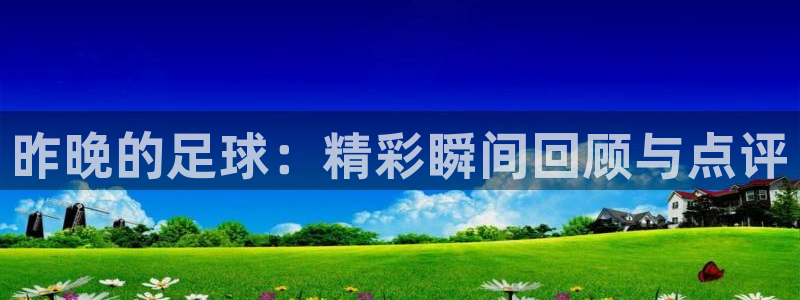 昨晚的足球：精彩瞬间回顾与点评