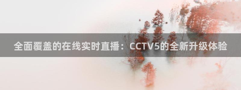 斗球体育直播app下载2023最新版：全面覆盖的在线实时直播：CCTV5的全新升级体验